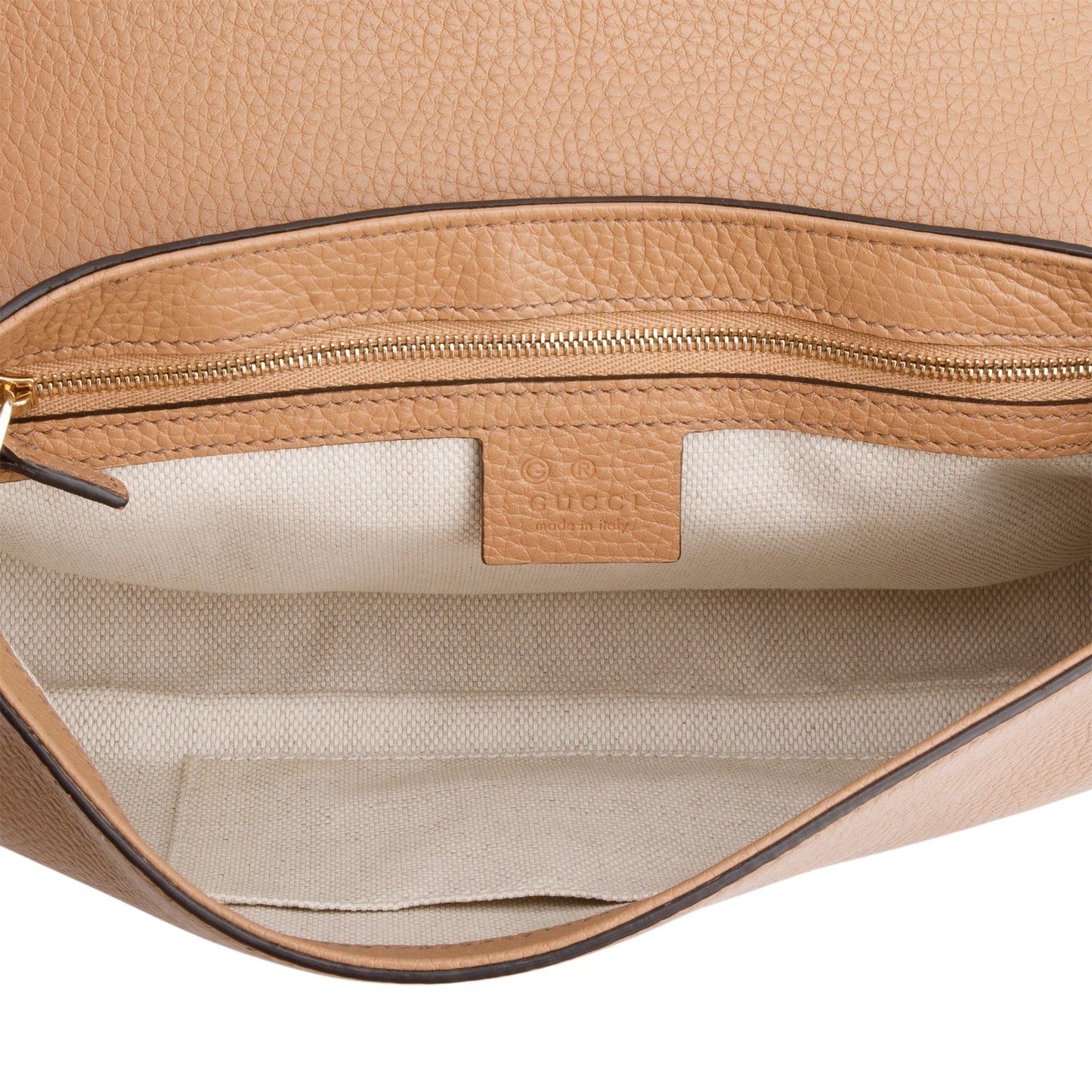 Gucci Brown Leather Medium Soho Chain Crossbody Bag