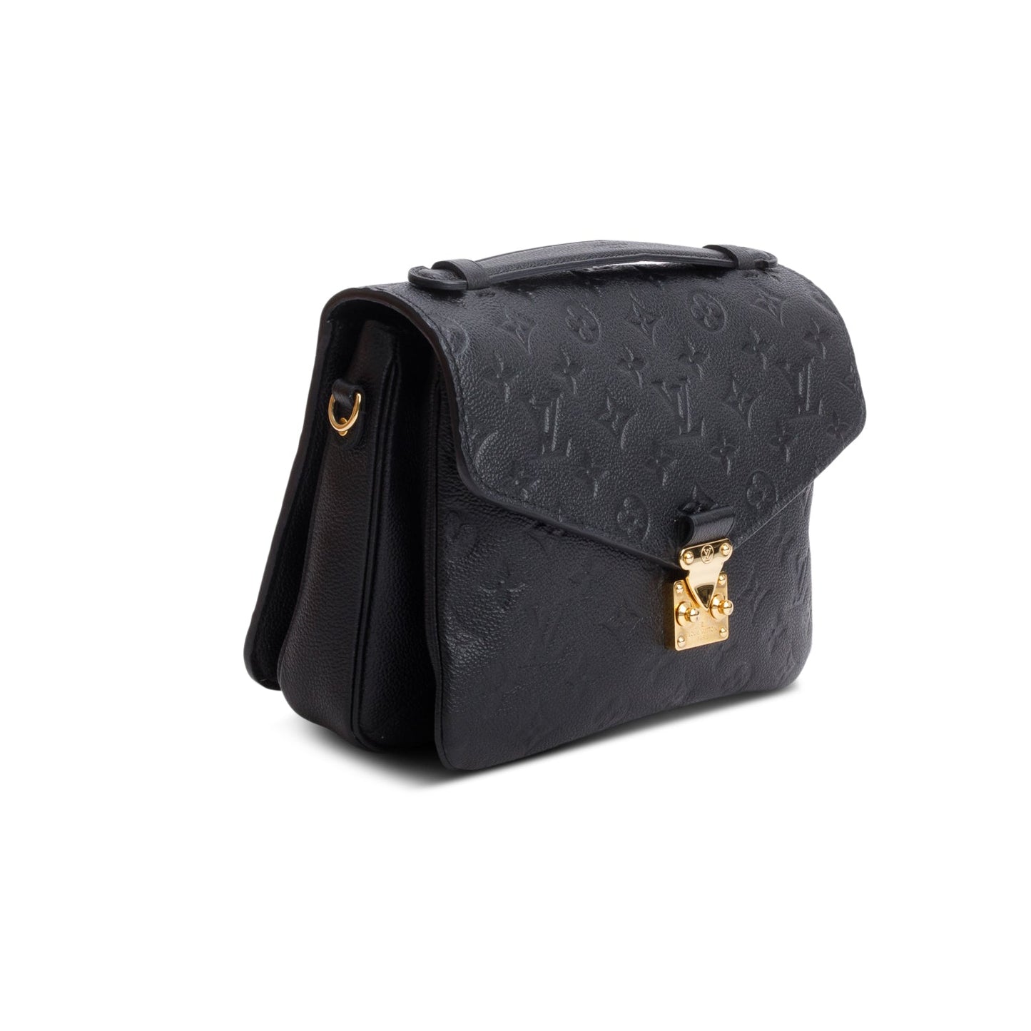 Louis Vuitton Black Monogram Empreinte Leather Pochette Metis