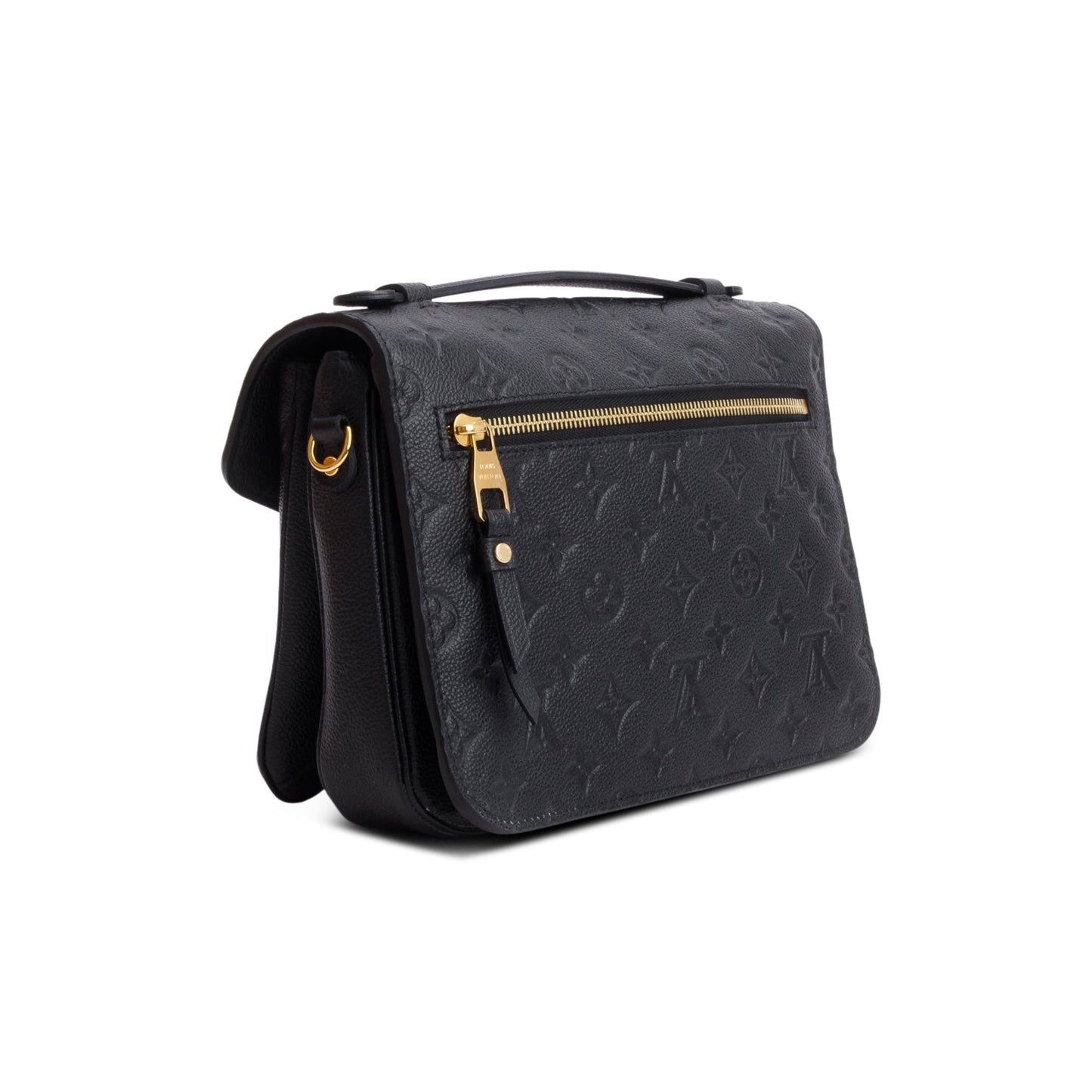 Louis Vuitton Black Monogram Empreinte Leather Pochette Metis