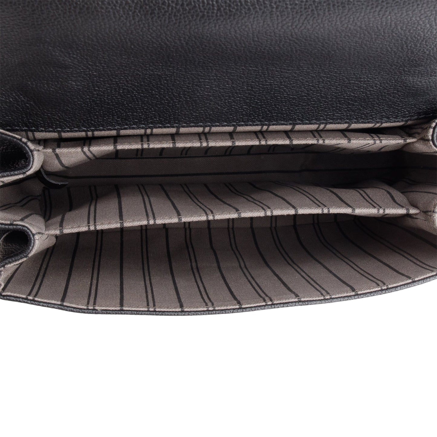 Louis Vuitton Black Monogram Empreinte Leather Pochette Metis