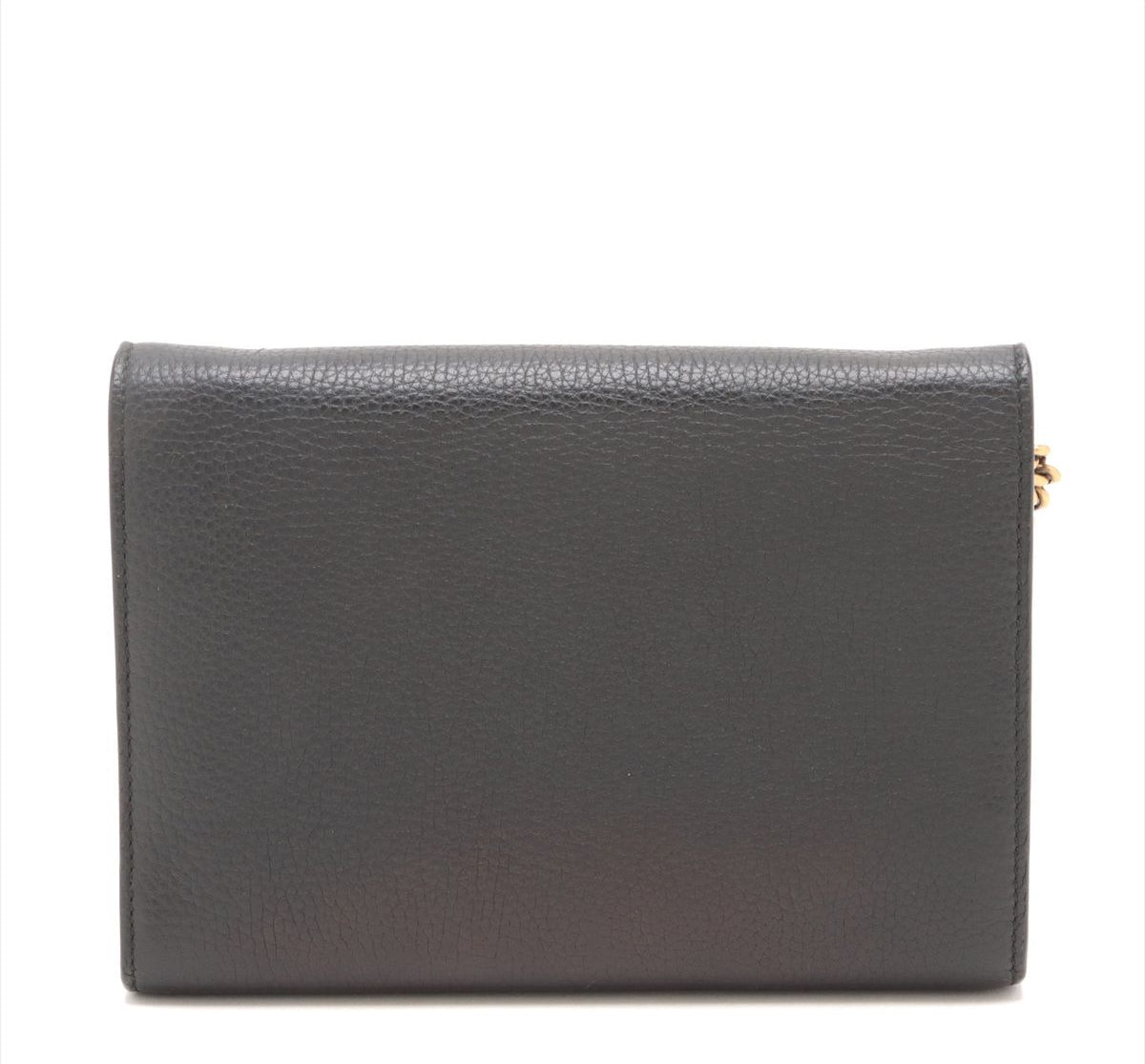 Gucci GG Black Marmont Chain Bag