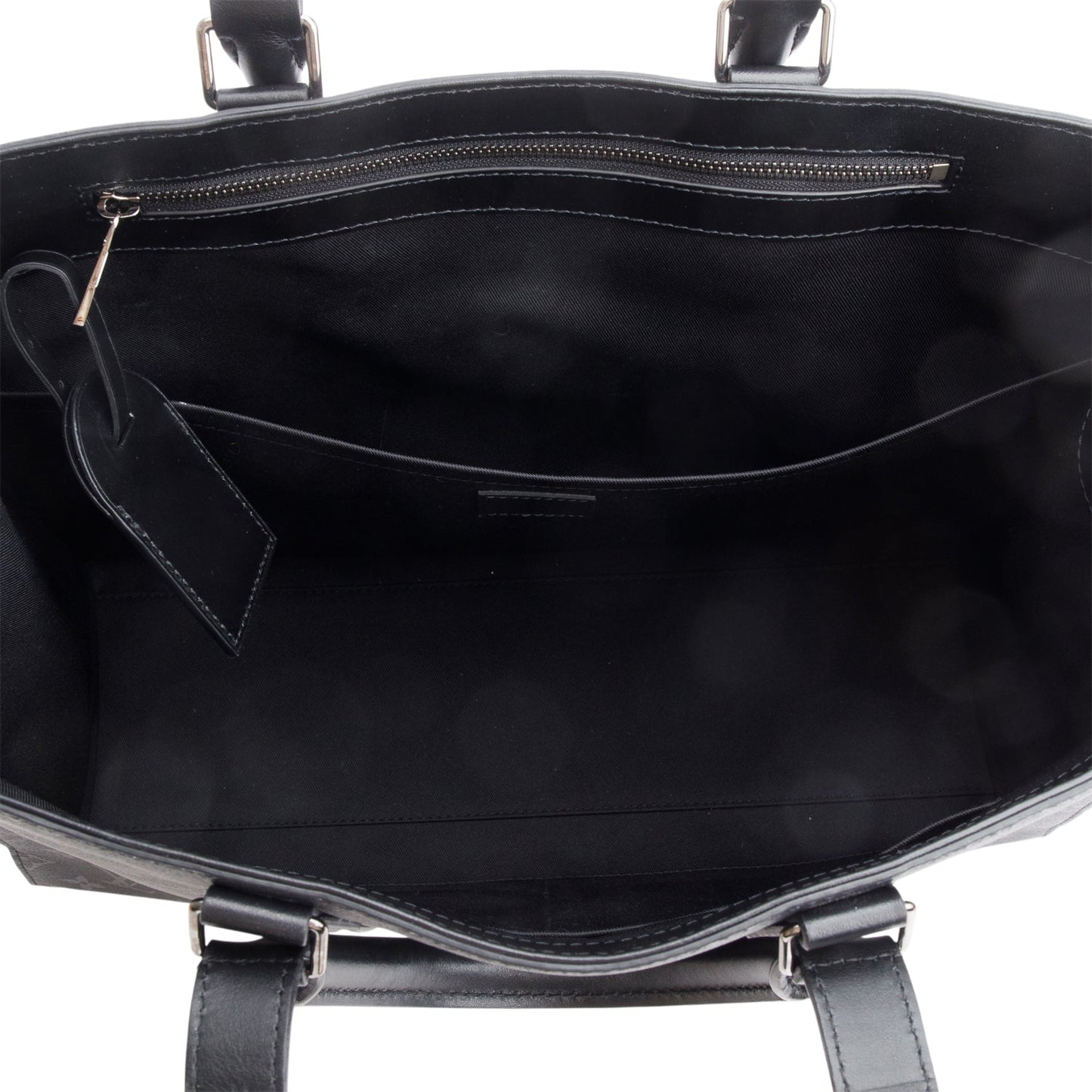 Louis Vuitton Black Monogram Eclipse Sac Plat 24H