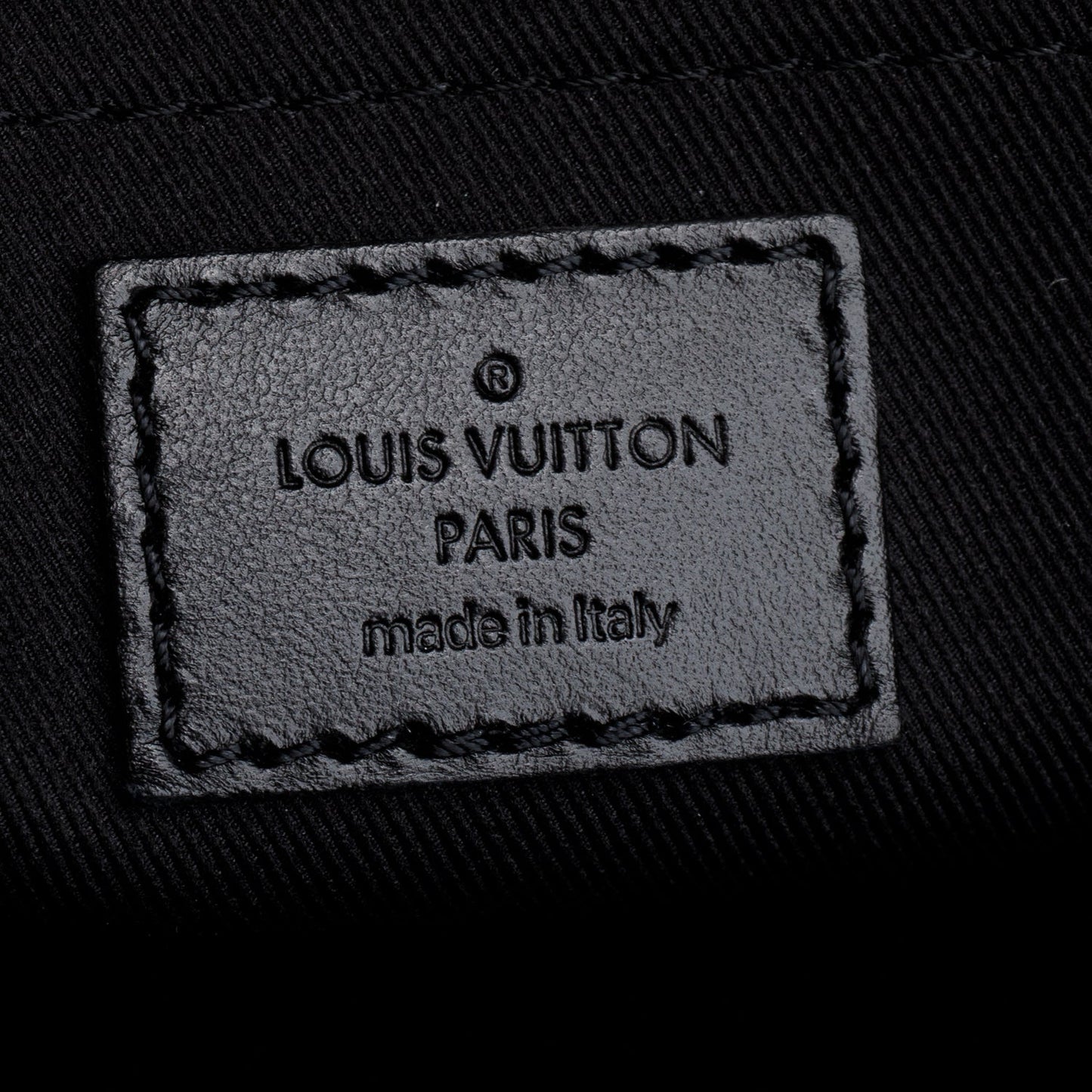 Louis Vuitton Black Monogram Eclipse Sac Plat 24H