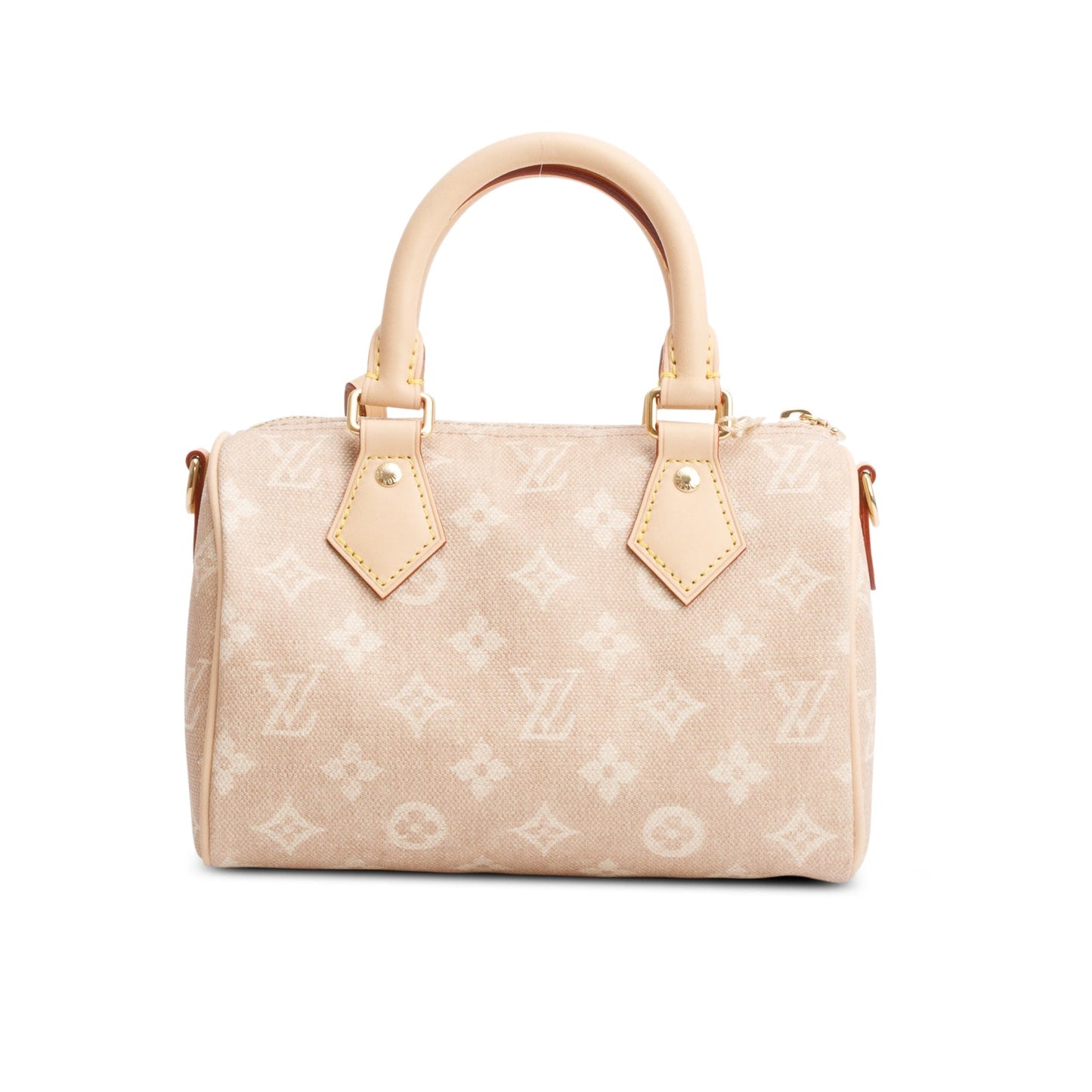 Louis Vuitton Beige Monogram Speedy Bandouliere 20