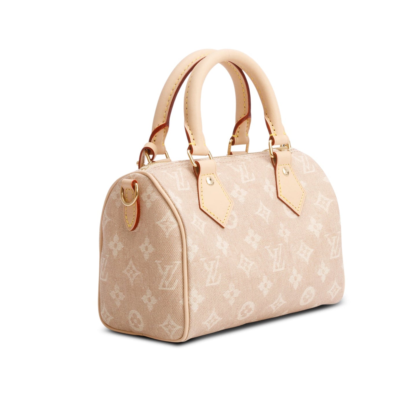 Louis Vuitton Beige Monogram Speedy Bandouliere 20