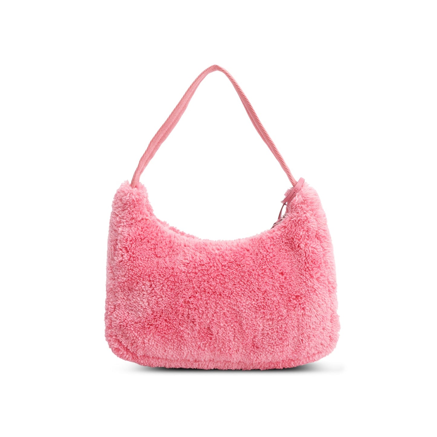 Prada 2024 Pink Terry Cloth Mini Re-Edition 2000 Bag