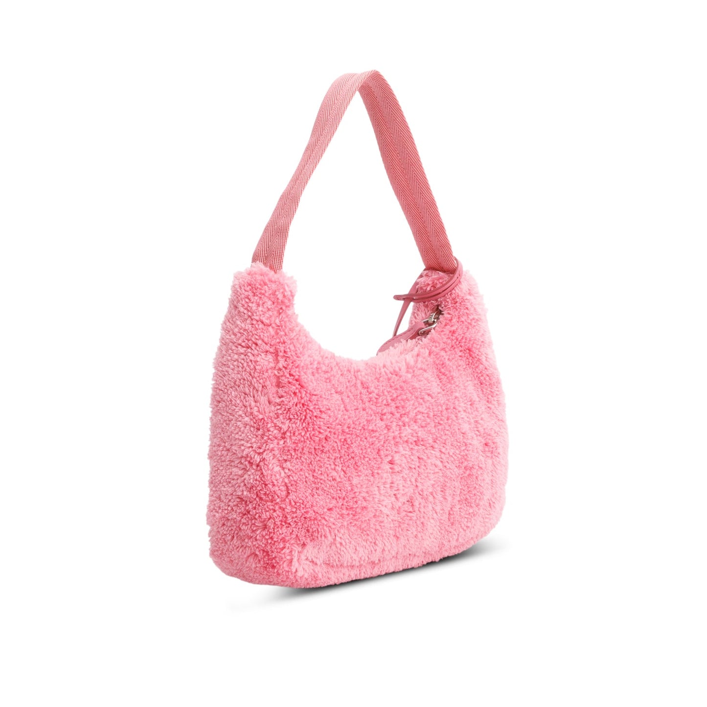 Prada 2024 Pink Terry Cloth Mini Re-Edition 2000 Bag
