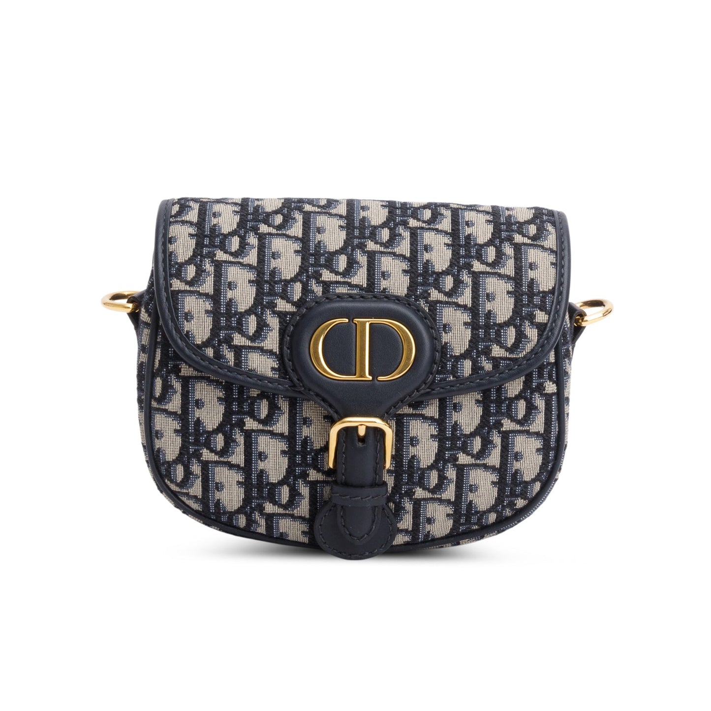 Christian Dior 2020 Blue Oblique Small Bobby Flap Bag