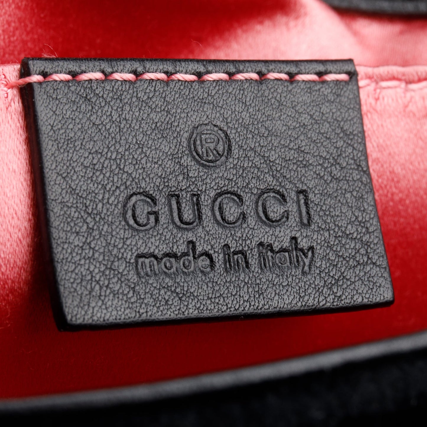 Gucci Black Velvet Matelasse Small GG Marmont Shoulder Bag
