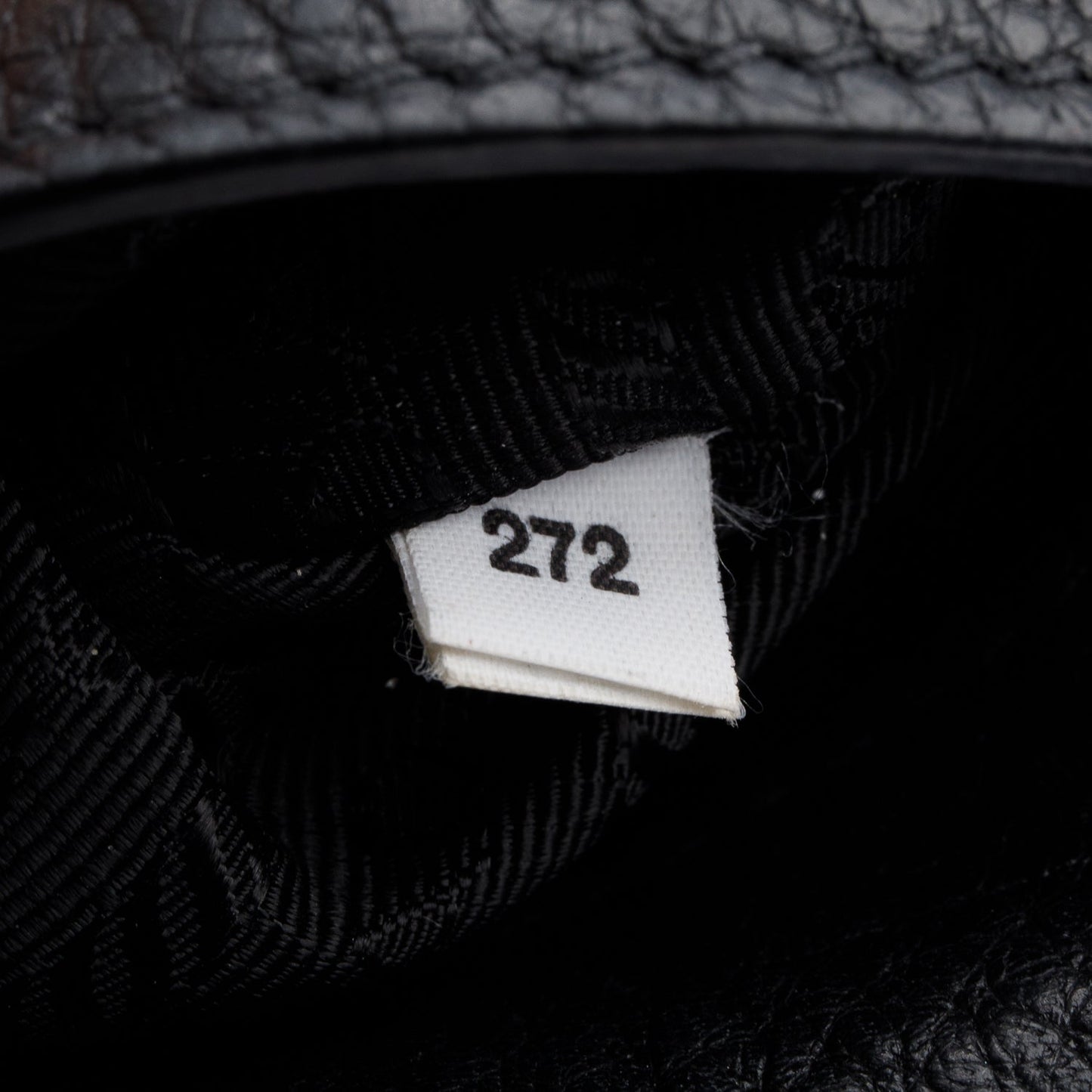 Prada Black Vitello Phenix Camera Bag