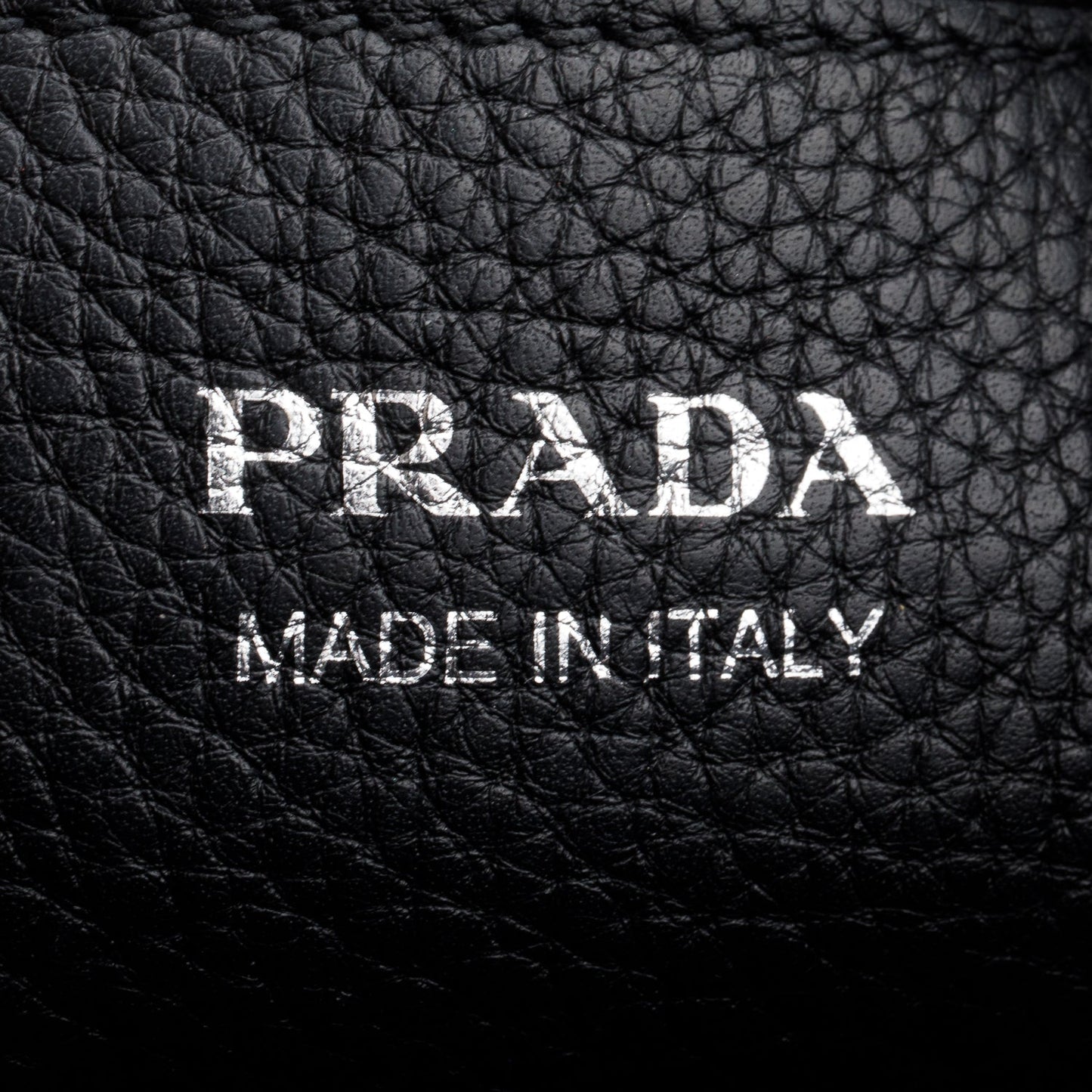 Prada Black Vitello Phenix Camera Bag