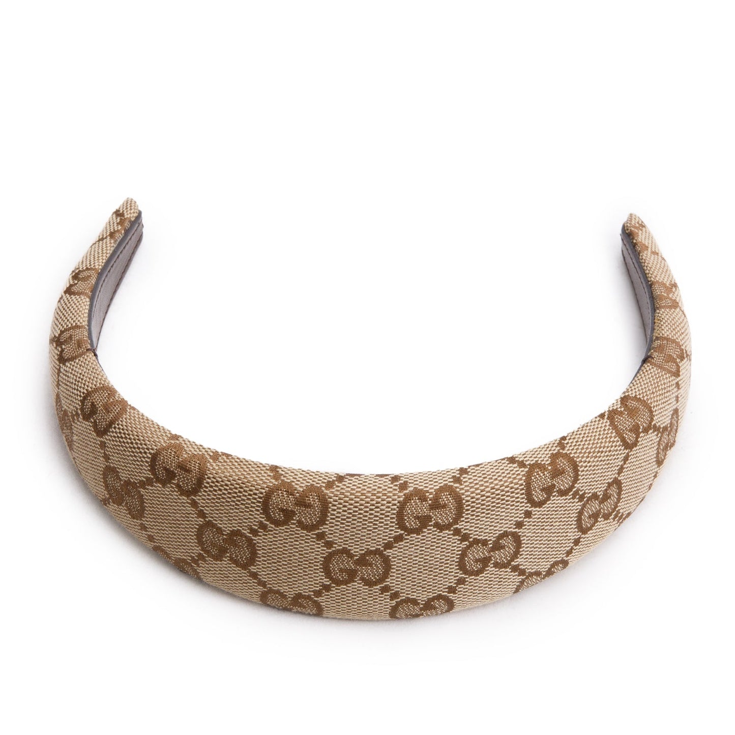 Gucci Beige Monogram Headband
