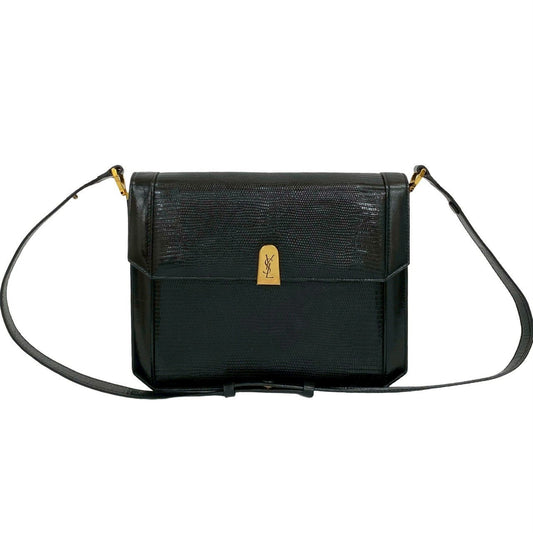 YVES SAINT LAURENT Shoulder Bag leather black