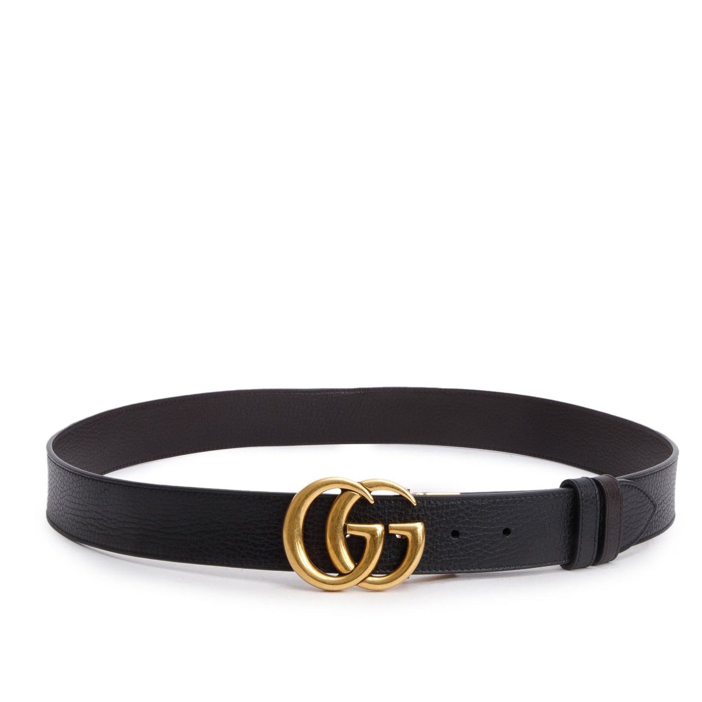 Gucci GG Marmont Black Wide Leather Belt 100 40