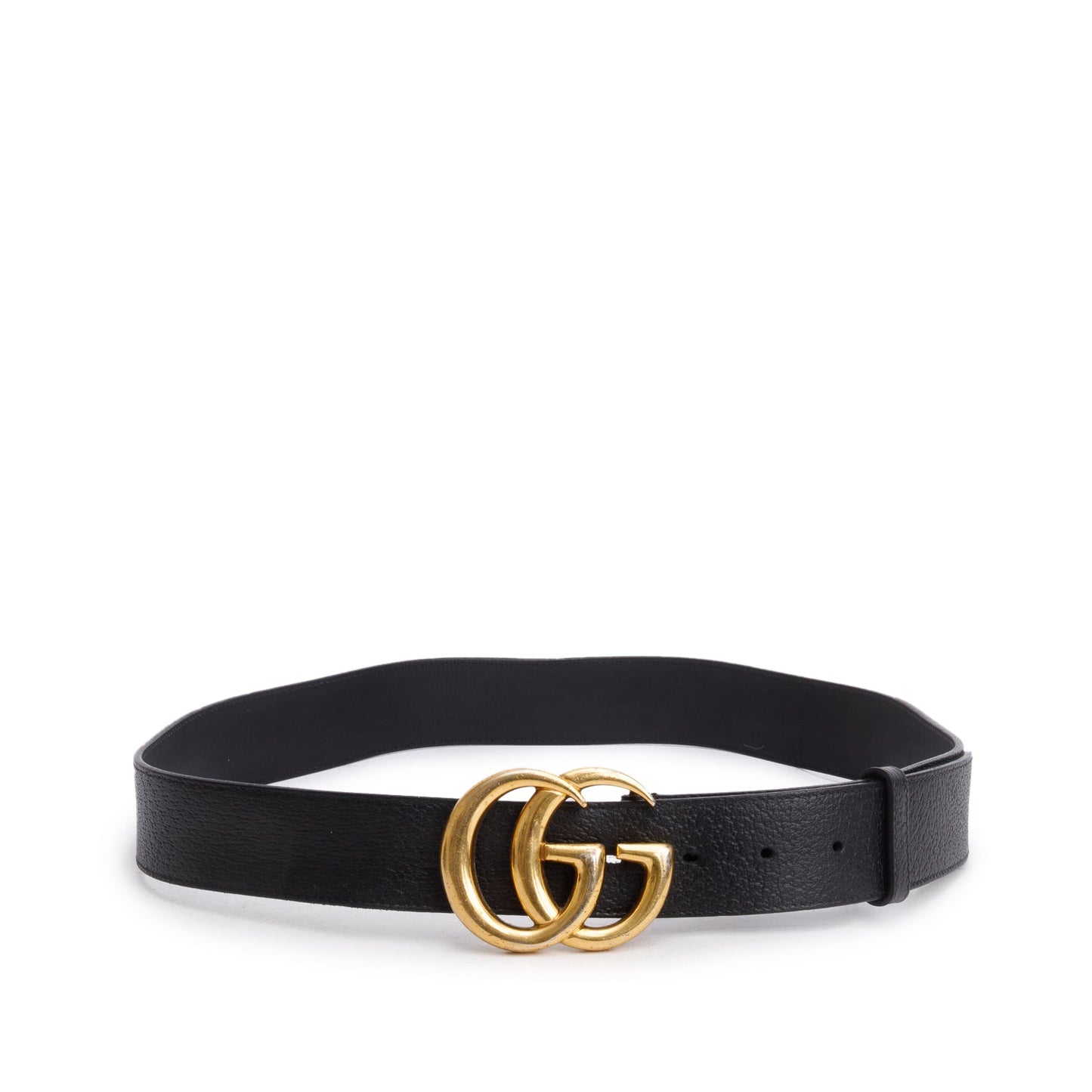 Gucci GG Marmont Black Wide Leather Belt 110 40