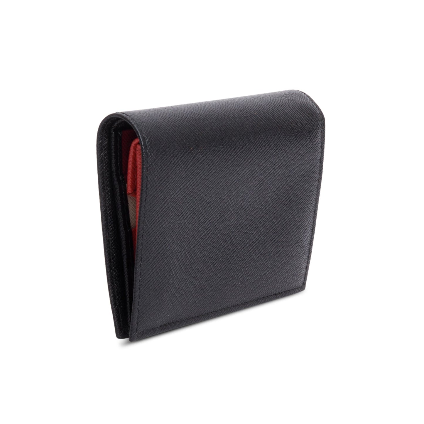 Prada Black Saffiano Small Leather Wallet