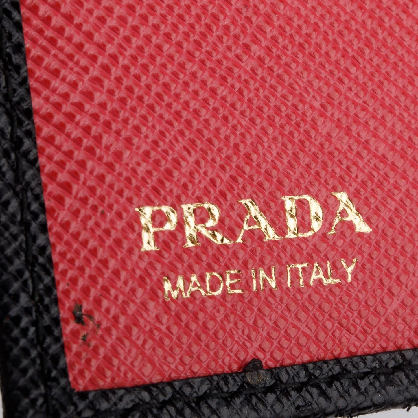 Prada Black Saffiano Small Leather Wallet