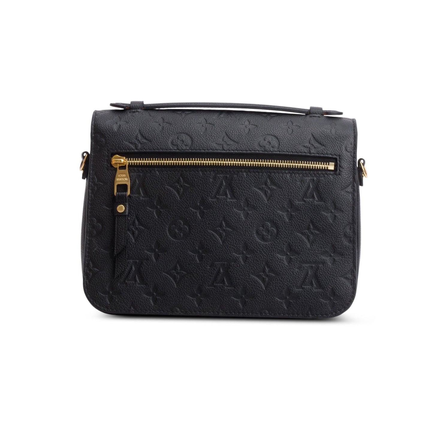 Louis Vuitton Black Monogram Empreinte Leather Pochette Metis