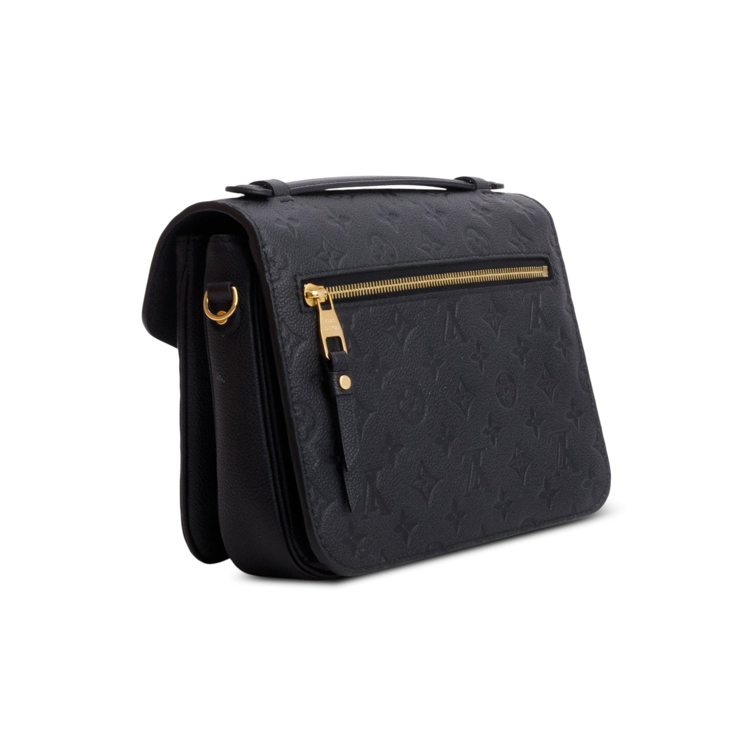 Louis Vuitton Black Monogram Empreinte Leather Pochette Metis