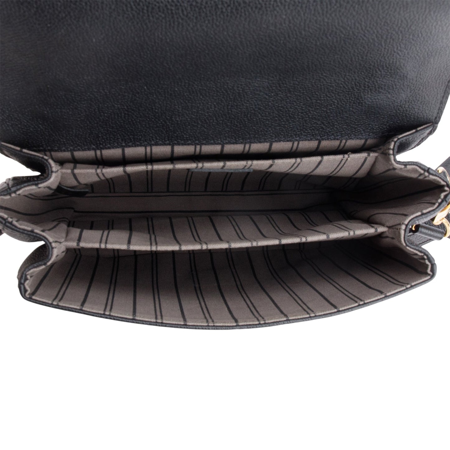 Louis Vuitton Black Monogram Empreinte Leather Pochette Metis