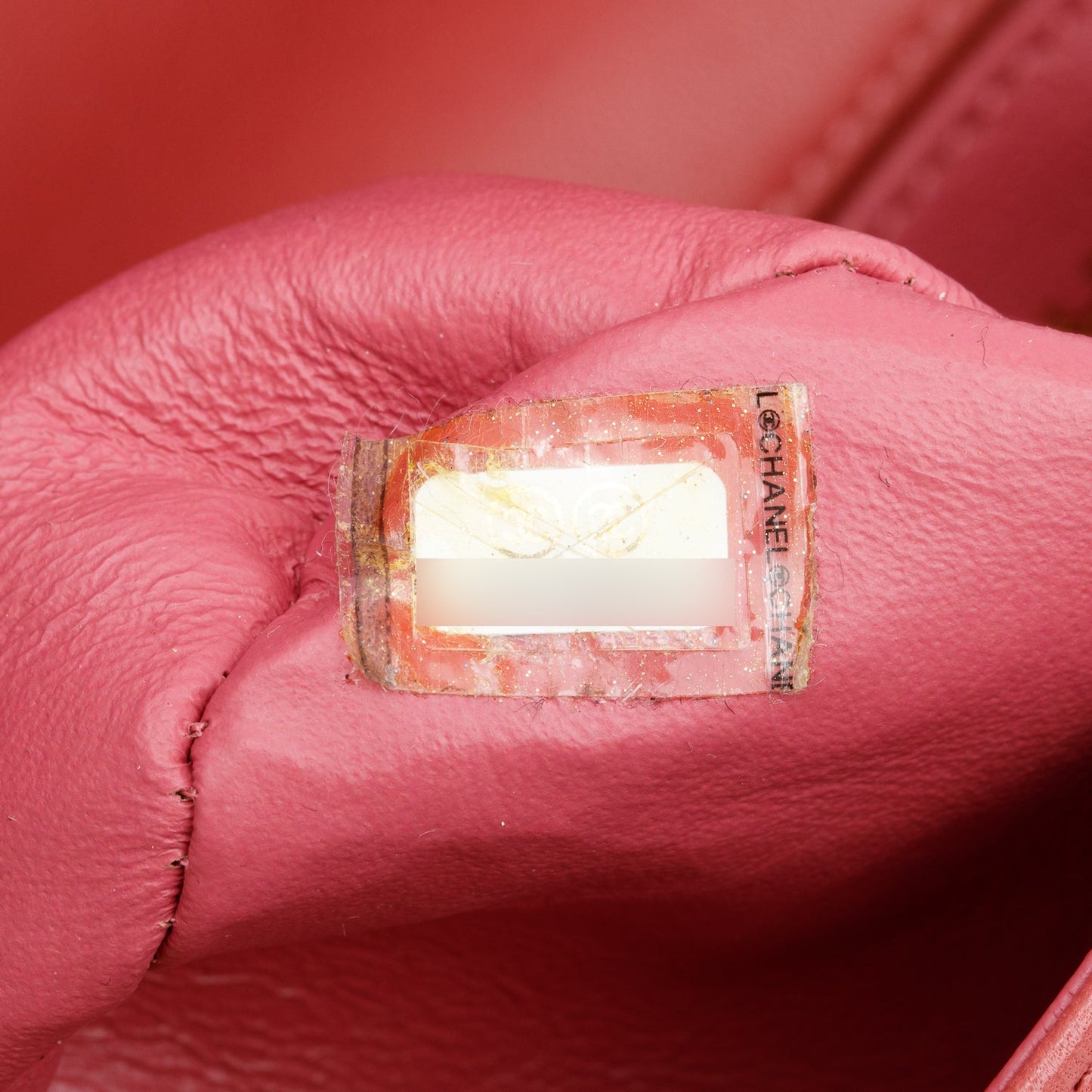 Chanel Pink Lambskin Quilted Valentine Charms Medium Single Flap