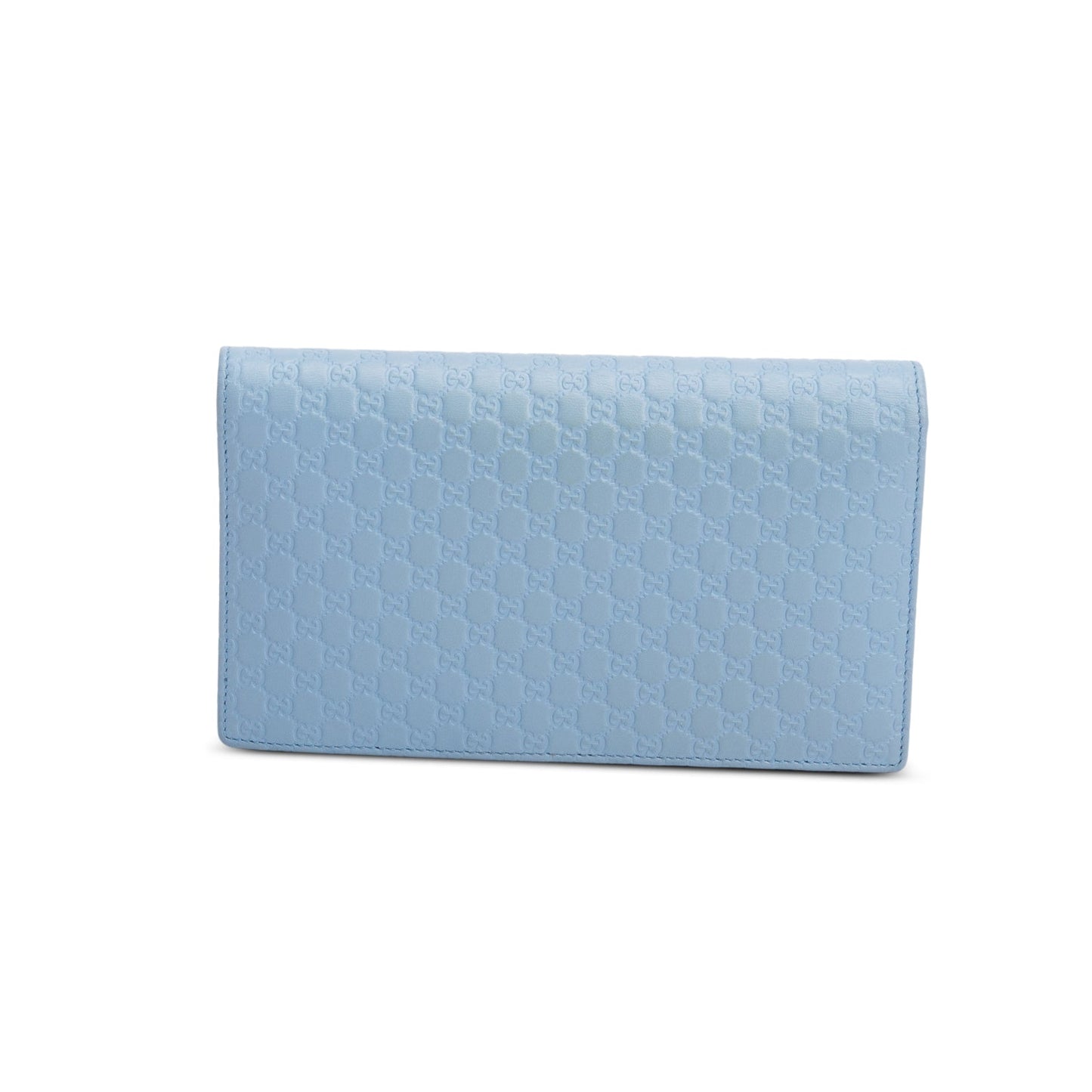 Gucci Blue Microguccissima Wallet on Strap