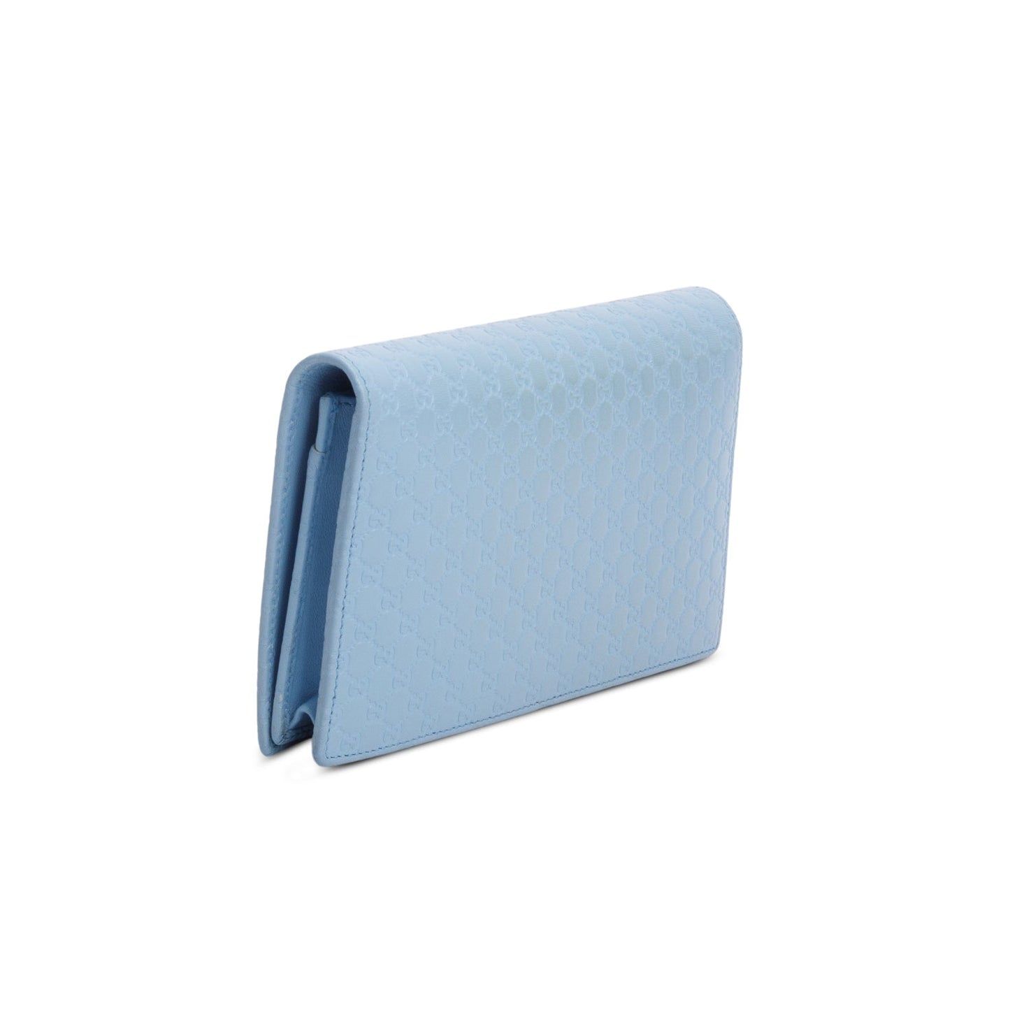 Gucci Blue Microguccissima Wallet on Strap