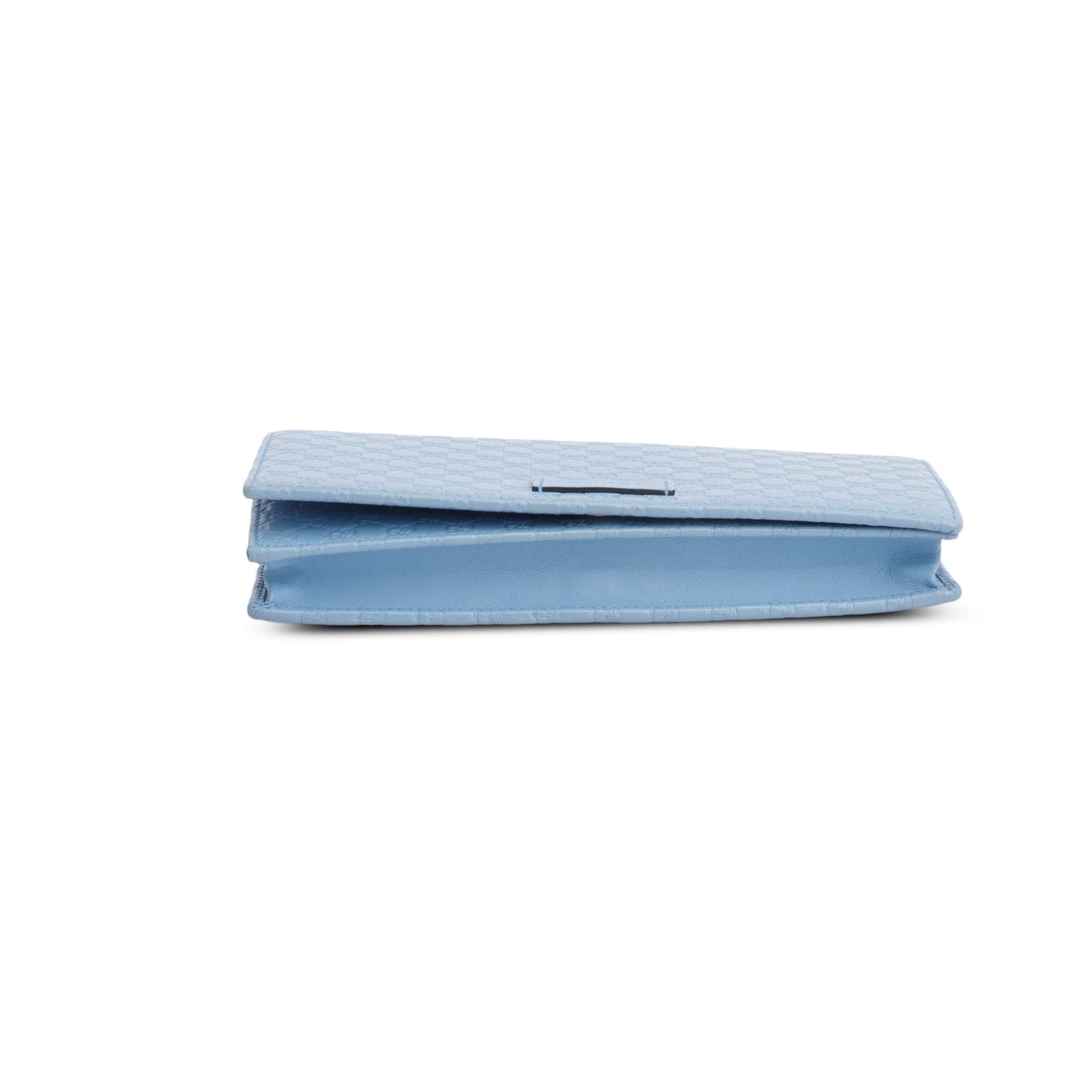 Gucci Blue Microguccissima Wallet on Strap