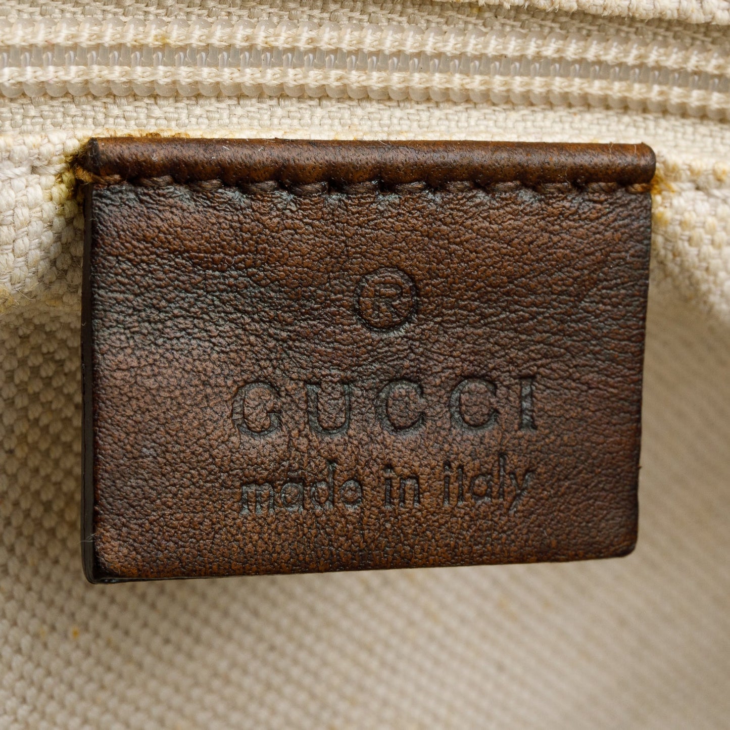 Gucci Brown Signature Leather Medium Sukey Tote