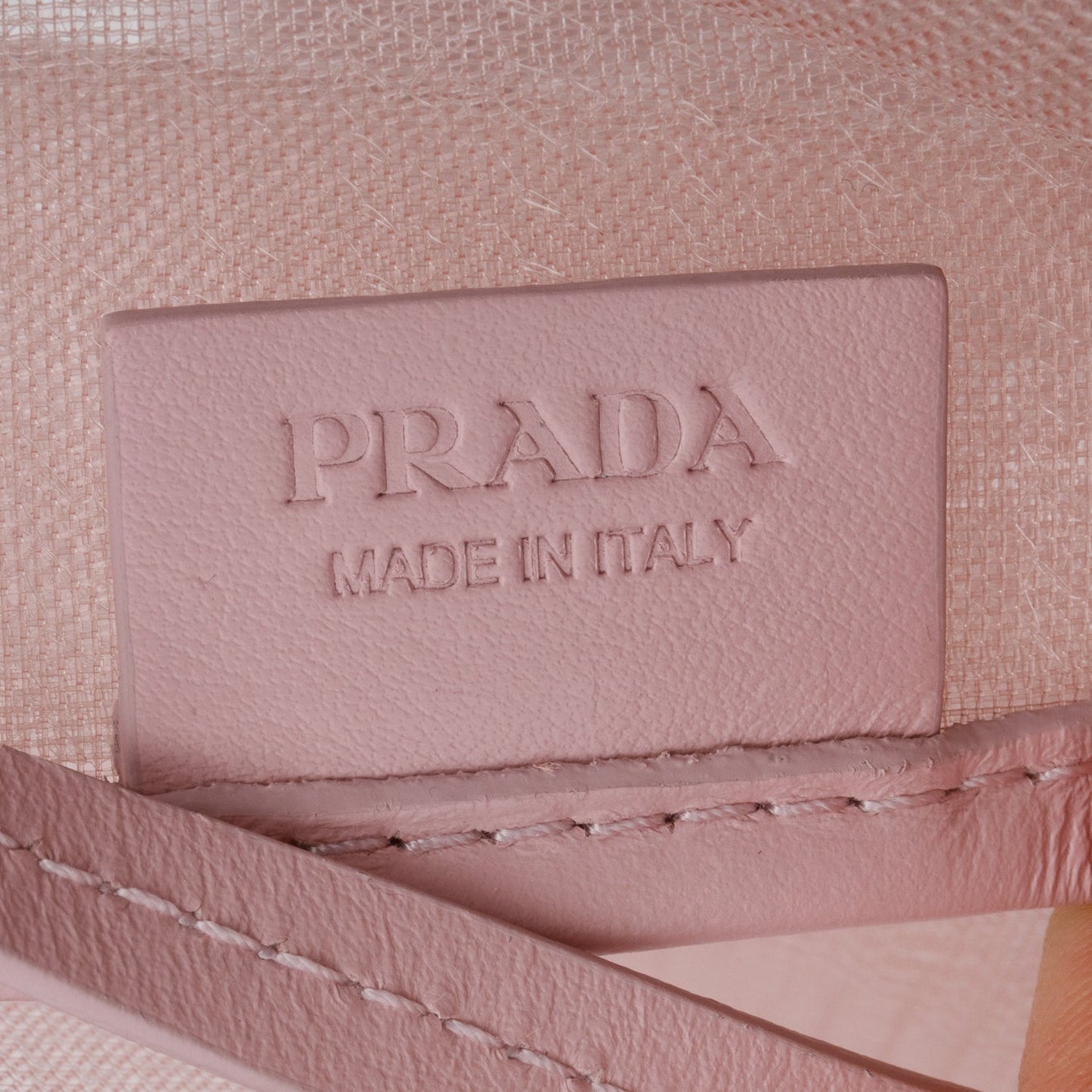 Prada Pink Sequin Mesh Large Tote Bag