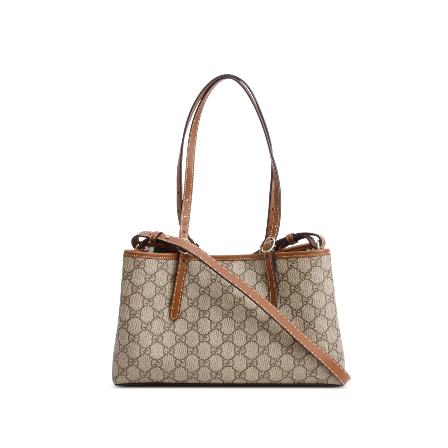 Gucci GG Supreme Monogram Emblem Medium Tote Bag