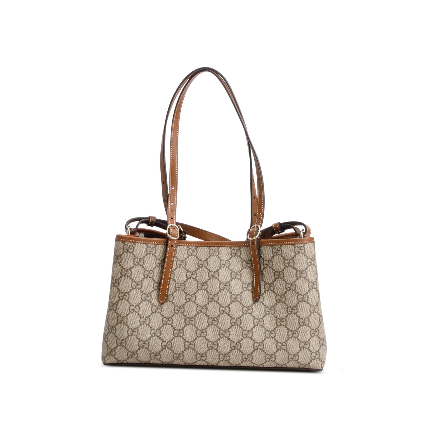 Gucci GG Supreme Monogram Emblem Medium Tote Bag