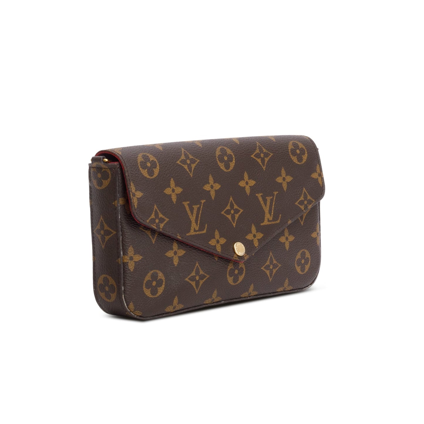 Louis Vuitton Fuschia Monogram Pochette Felicie Wallet on Chain