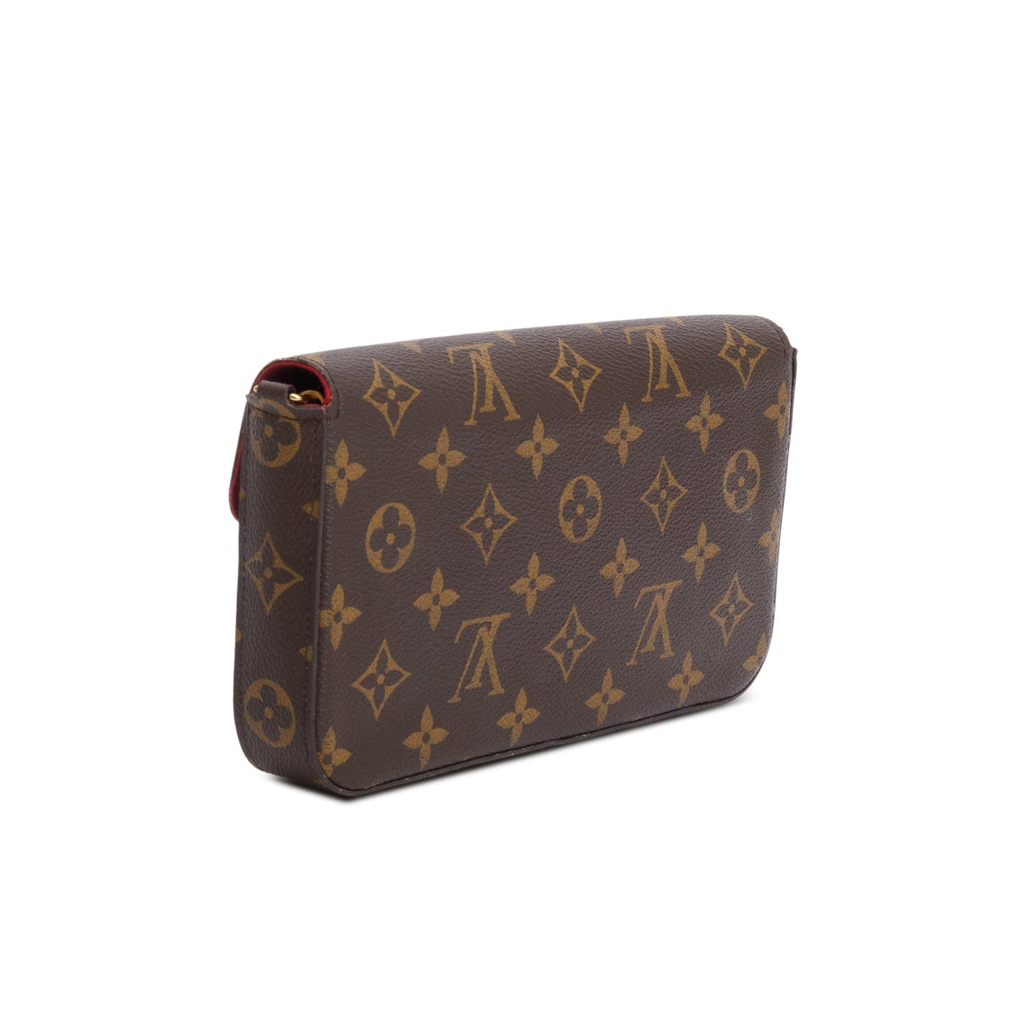 Louis Vuitton Fuschia Monogram Pochette Felicie Wallet on Chain