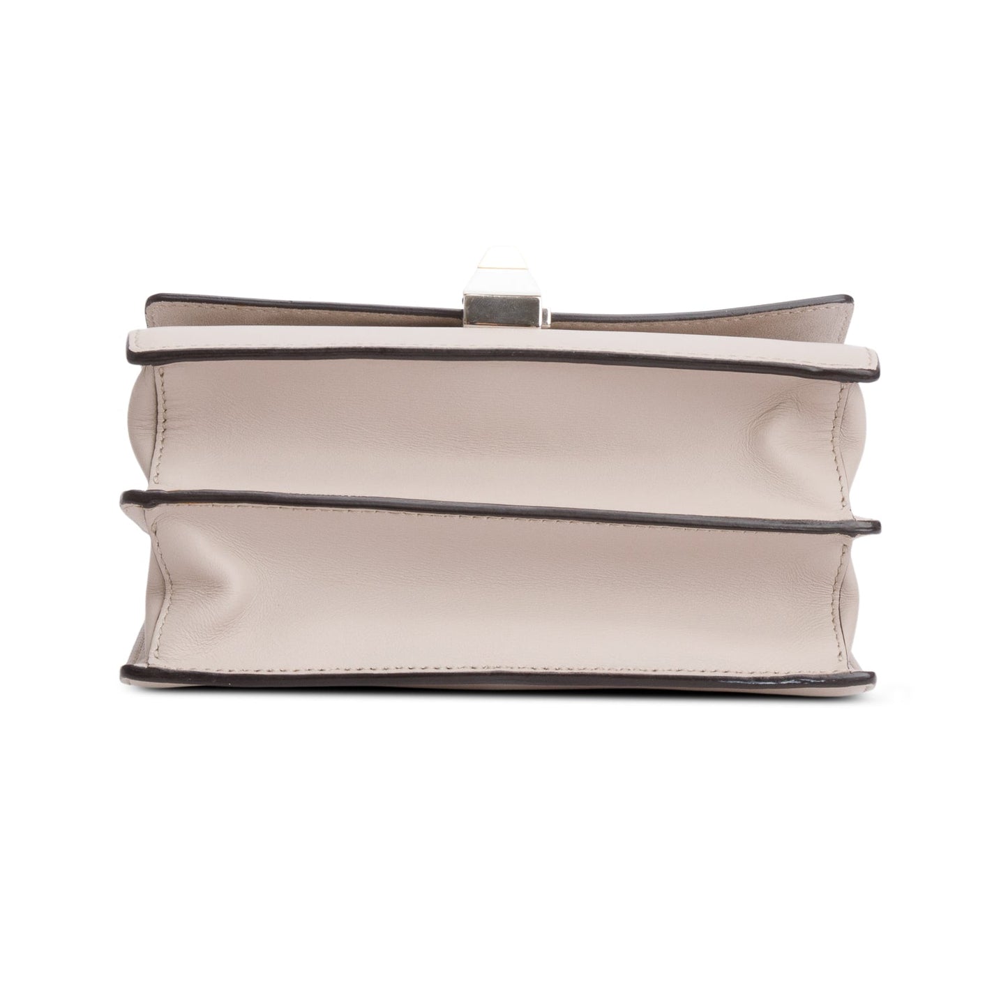 Fendi Pink Calfskin Leather Small Kan I Shoulder Bag