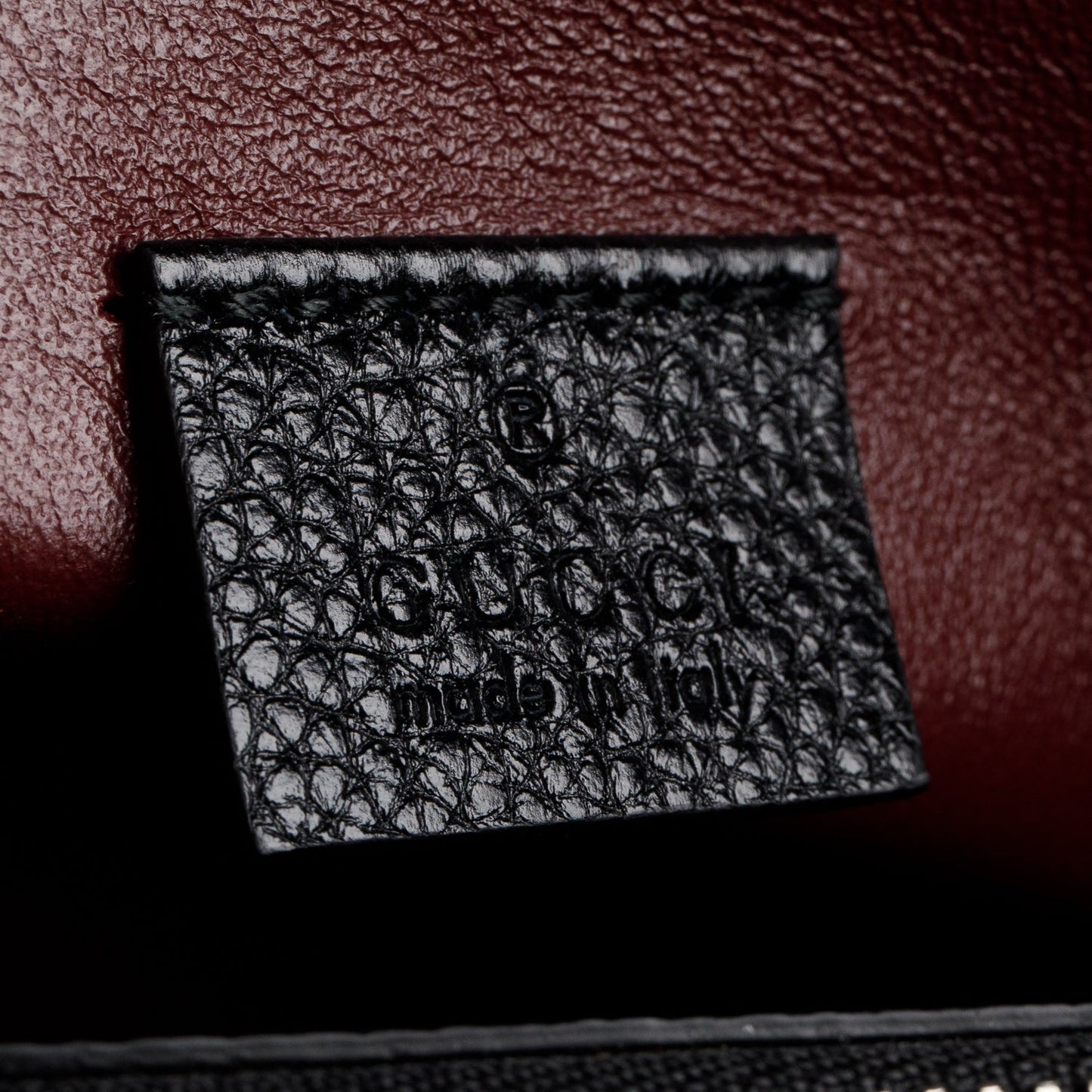 Gucci Black Grainy Calfskin Medium Zumi Top Handle
