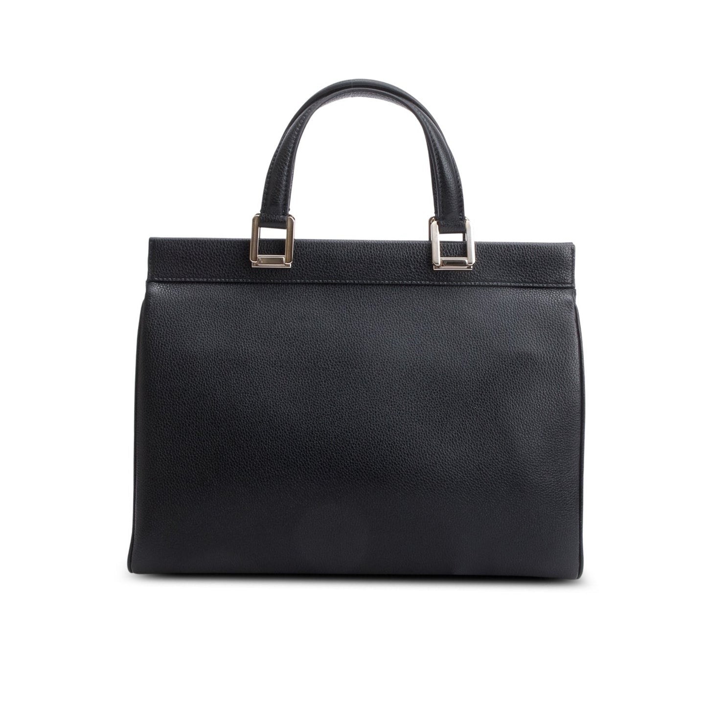 Gucci Black Grainy Calfskin Medium Zumi Top Handle