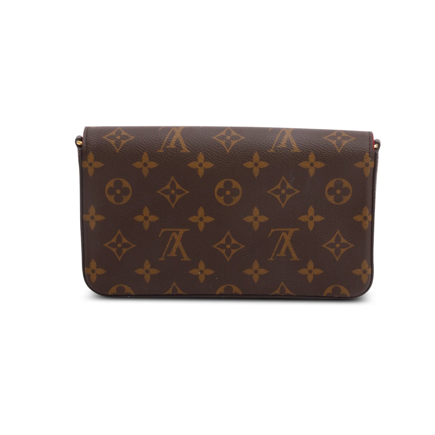 Louis Vuitton Fuschia Monogram Pochette Felicie Wallet on Chain