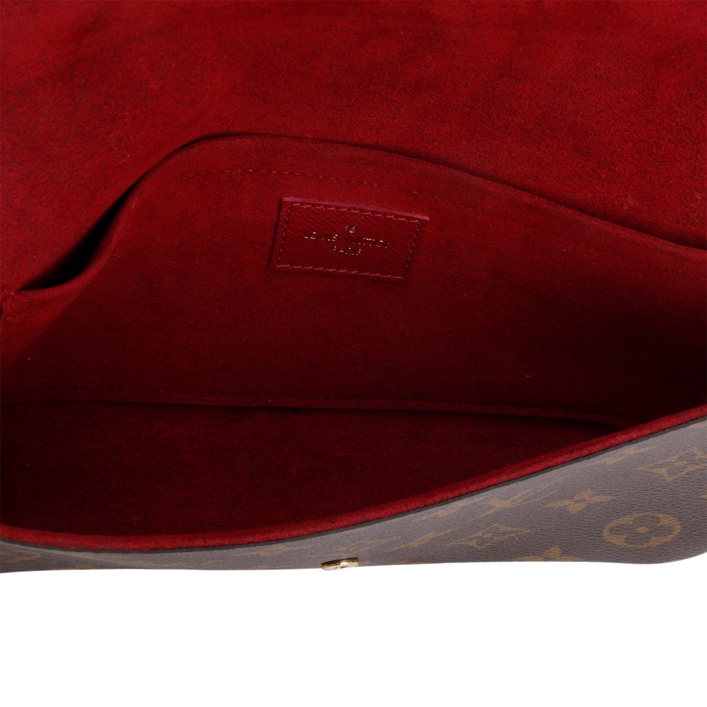 Louis Vuitton Fuschia Monogram Pochette Felicie Wallet on Chain