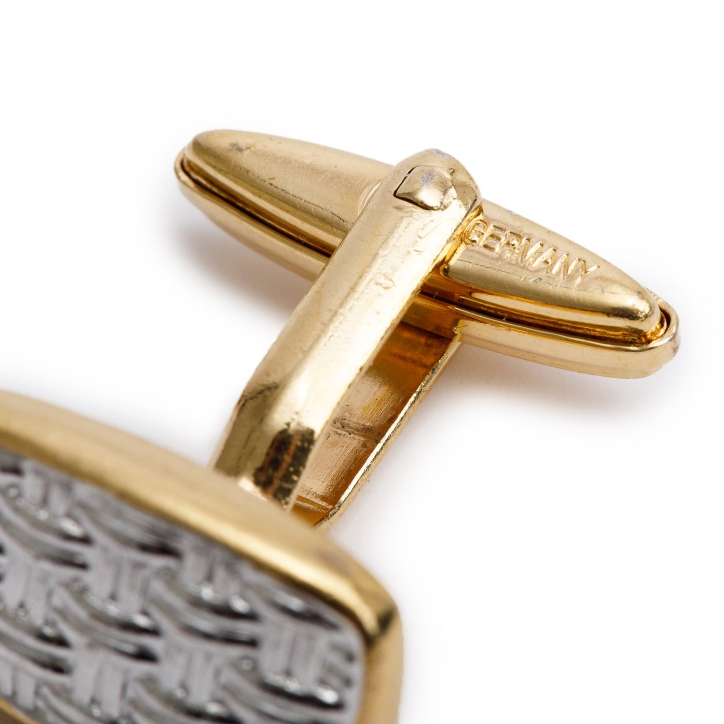 Christian Dior Vintage Two-Tone Cufflinks