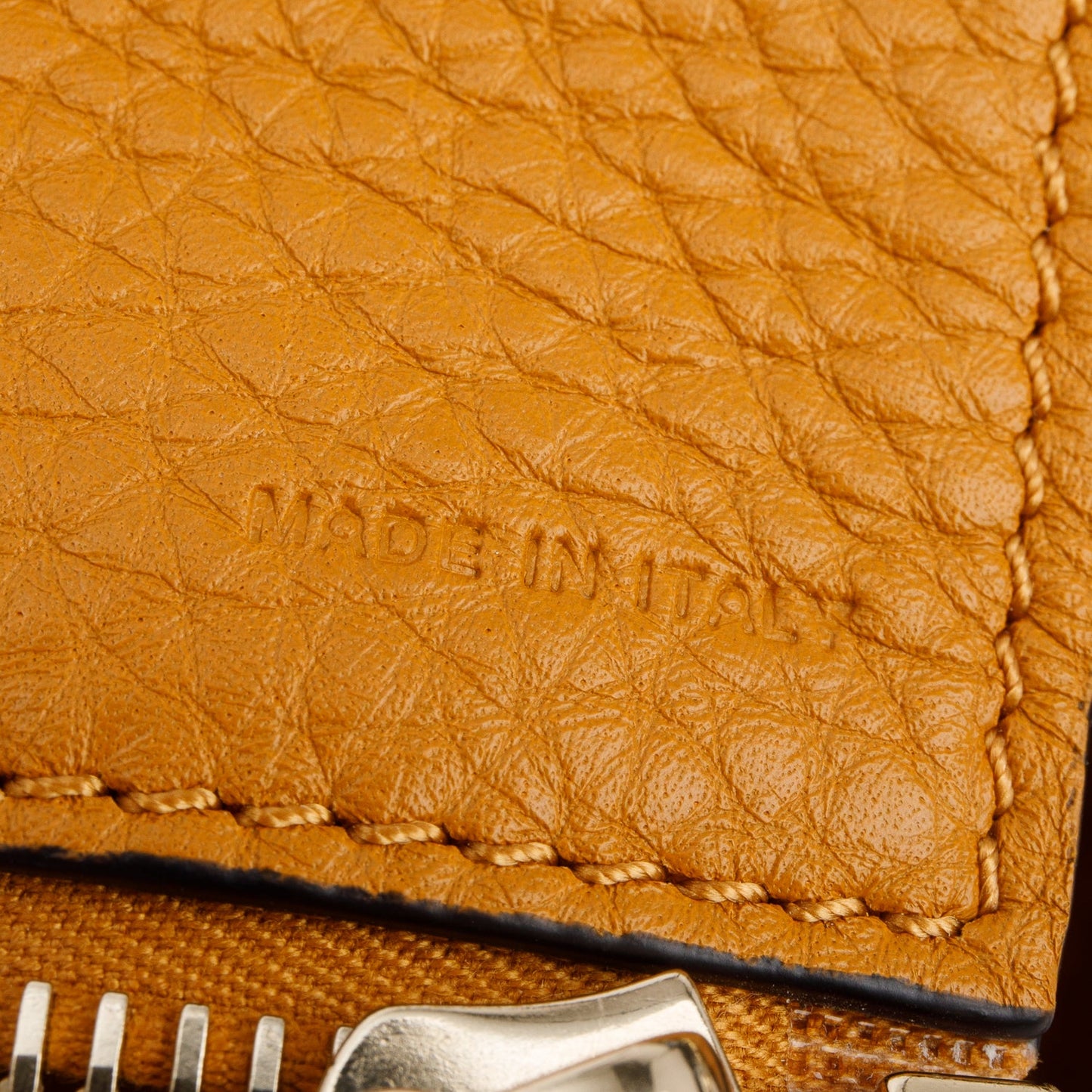 Valentino Yellow Grainy Calfskin Rockstud Mini Tote Bag