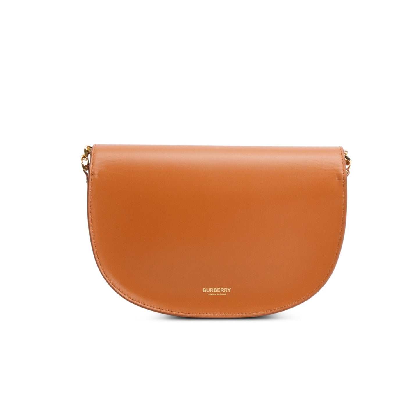 Burberry Brown Calfskin Claudinne Crossbody Bag