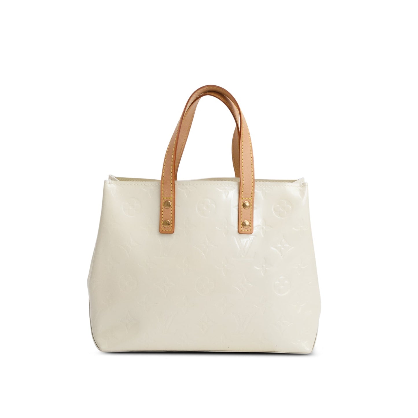 Louis Vuitton Cream Vernis Reade PM