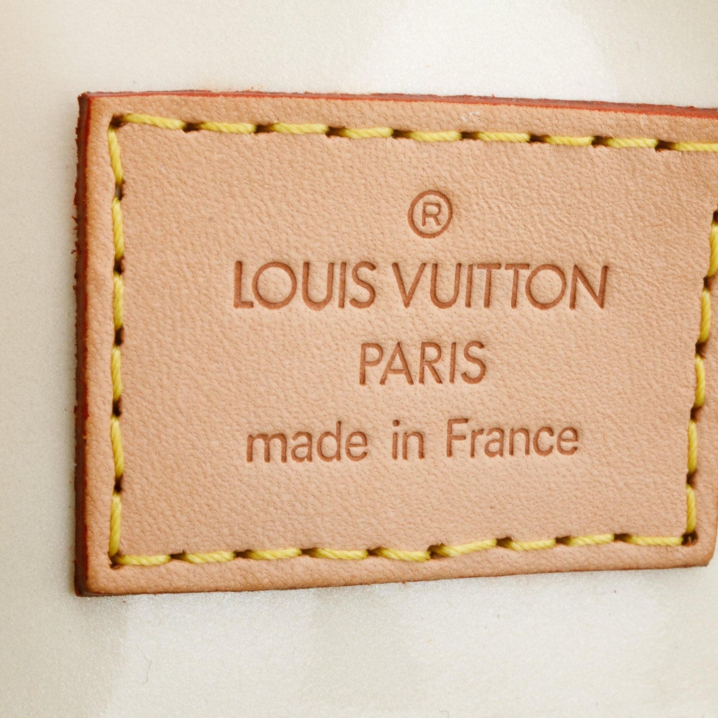 Louis Vuitton Cream Vernis Reade PM