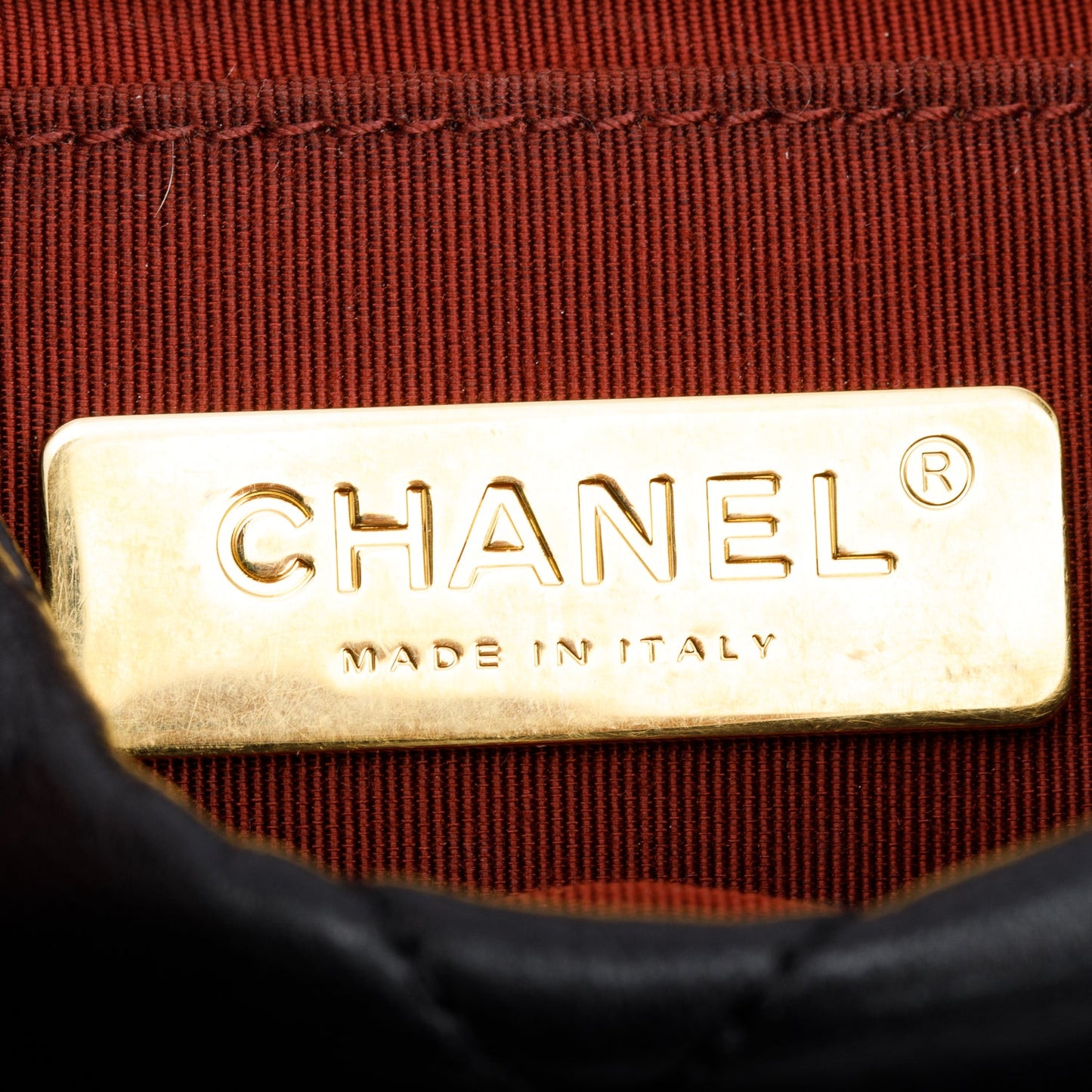 Chanel Black Lambskin Quilted 19 Waist Bag