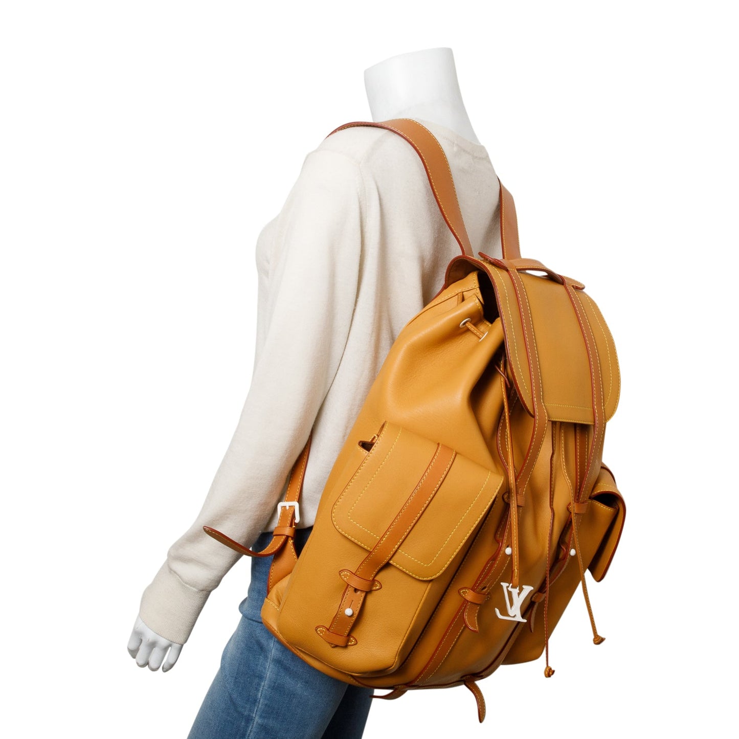 Louis Vuitton Brown Vachetta Leather Christopher GM Backpack