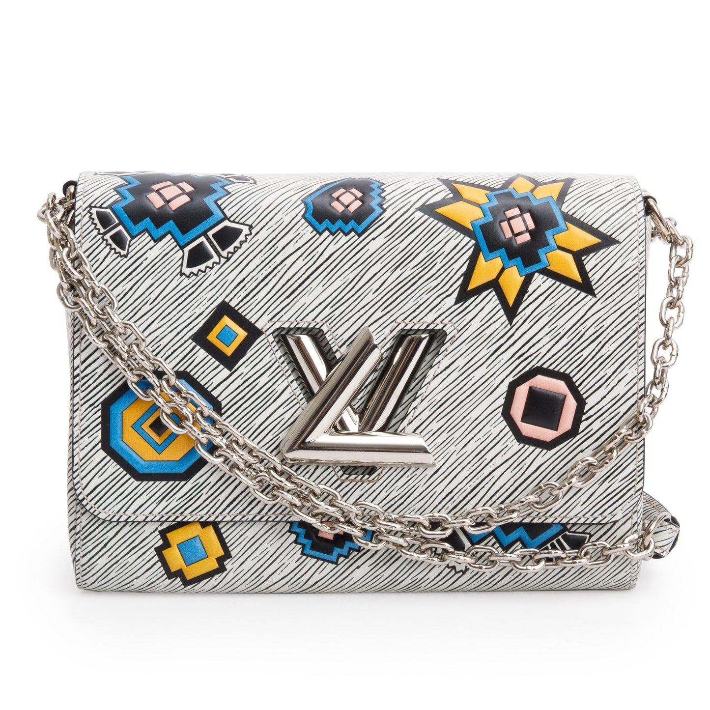 Louis Vuitton Grey Multicolore Epi Azteque Twist MM