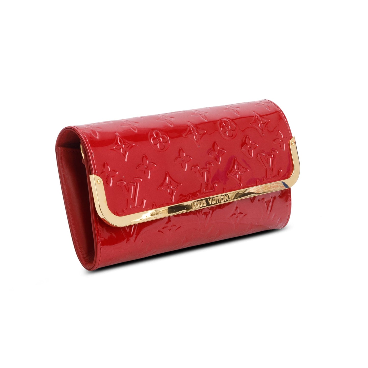 Louis Vuitton Red Vernis Rossmore Clutch