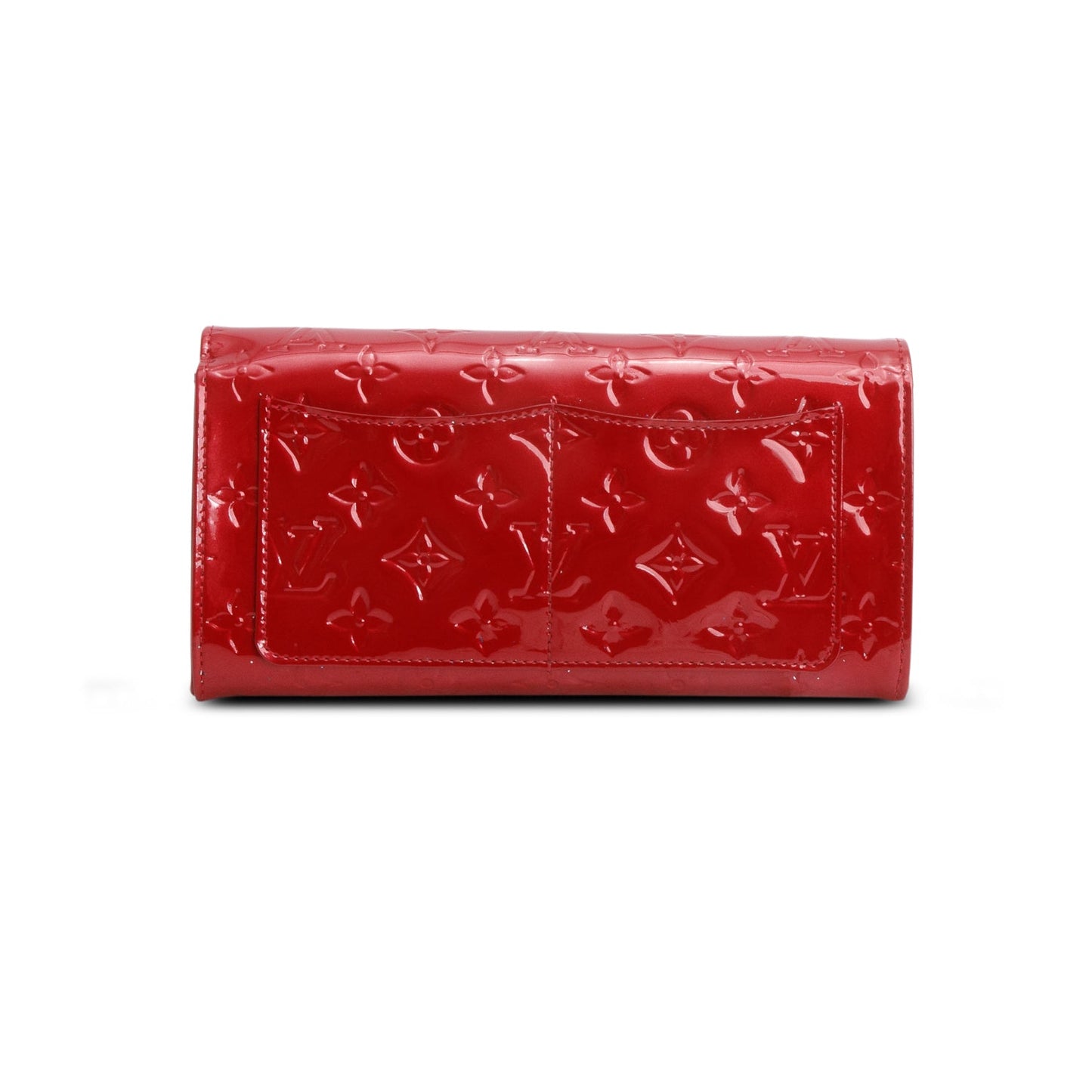 Louis Vuitton Red Vernis Rossmore Clutch