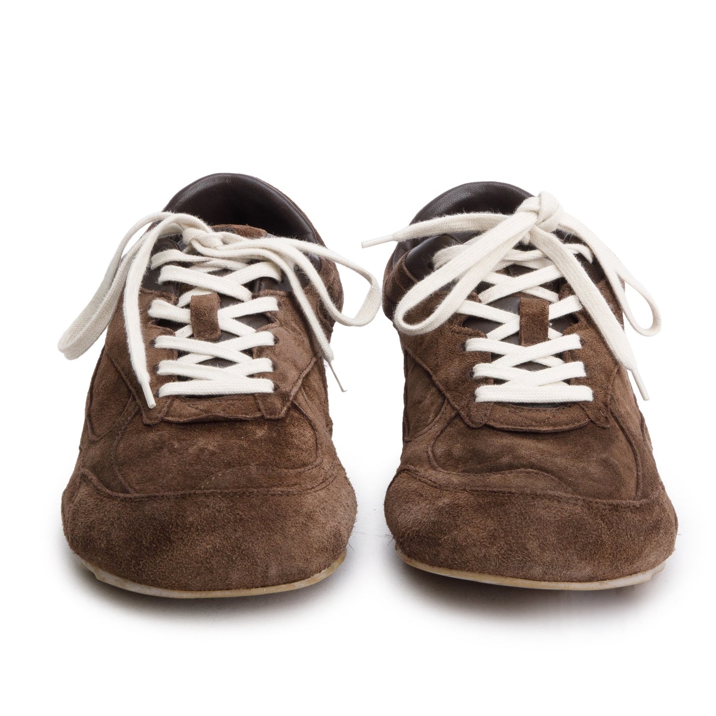 Bottega Veneta Brown Suede Orbit Flash Sneakers, Size 39